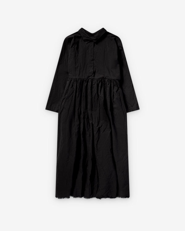 DANIELA GREGIS - Women's Pleated Abito Dress - (Dark Brown)