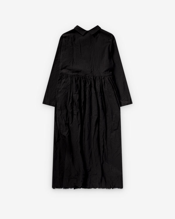 DANIELA GREGIS - Women's Pleated Abito Dress - (Dark Brown)