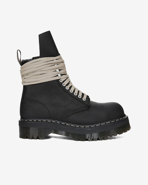 Rick Owens - Men's Dr. Martens Quad Sole Steel Toe Boot - (Black)