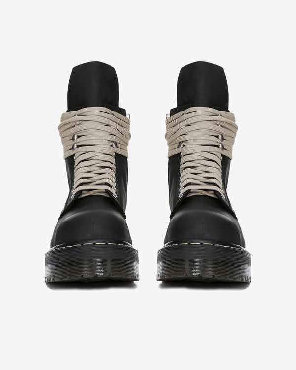 Rick Owens - Men's Dr. Martens Quad Sole Steel Toe Boot - (Black)
