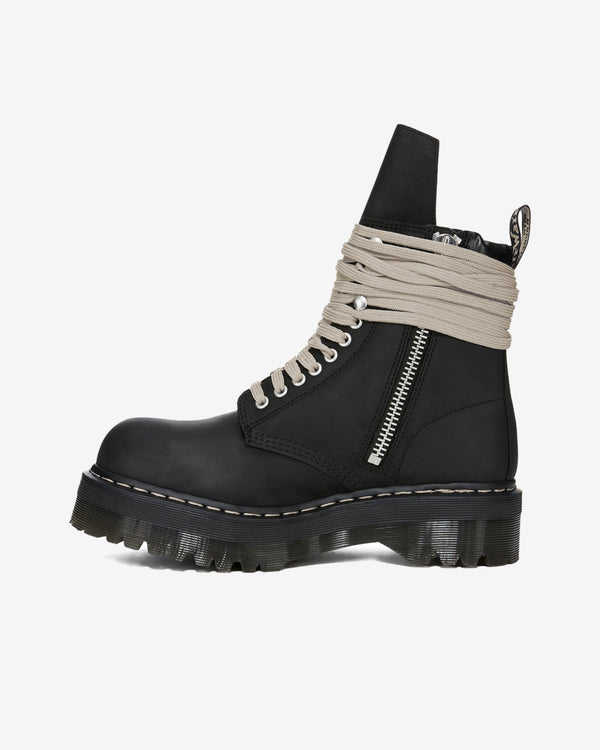 Rick Owens - Men's Dr. Martens Quad Sole Steel Toe Boot - (Black)