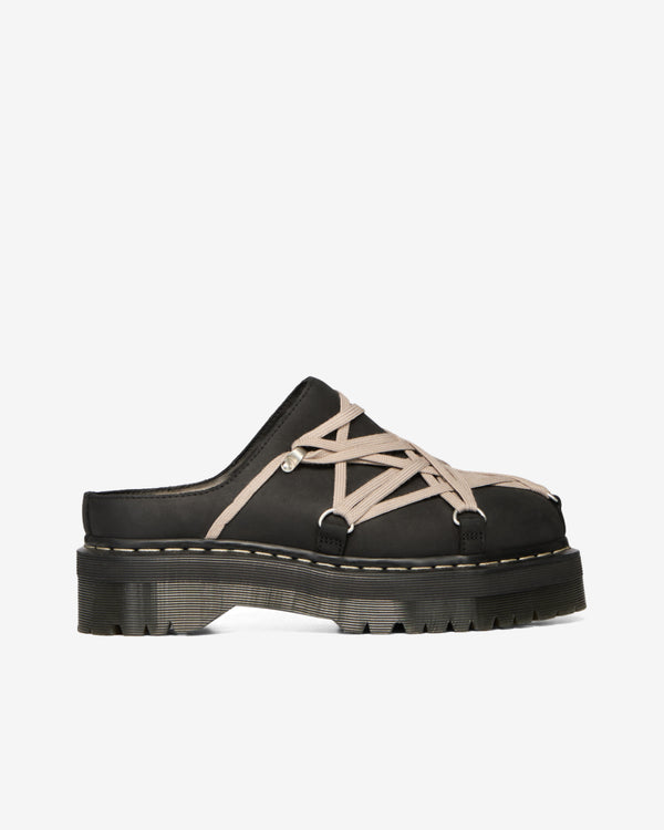 Rick Owens - Men's Dr. Martens Quad Sole Megalace® Mule - (Black)