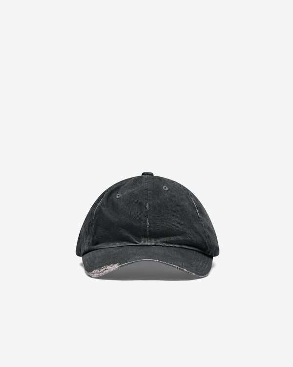 Doublet - Men's Washed Cap - (Black) AW24 24AW75HT18