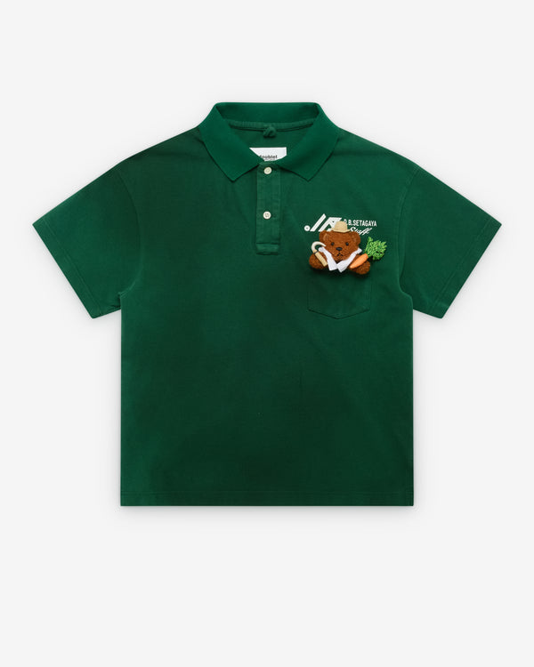 Doublet - Men's Polo Shirt With My Workwear Bear - (Green)