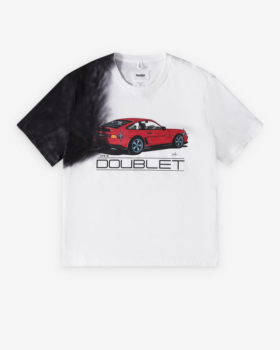 Doublet - Men's Exhaust Stained T-Shirt - (White)