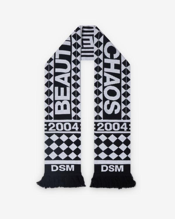 DSM Kei Ninomiya - Unisex Dsm Beautiful Chaos Football Scarf Knit - (Black)