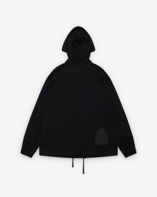 DSM Kei Ninomiya - Hooded Jacket Cotton Jersey Knit - (Black)