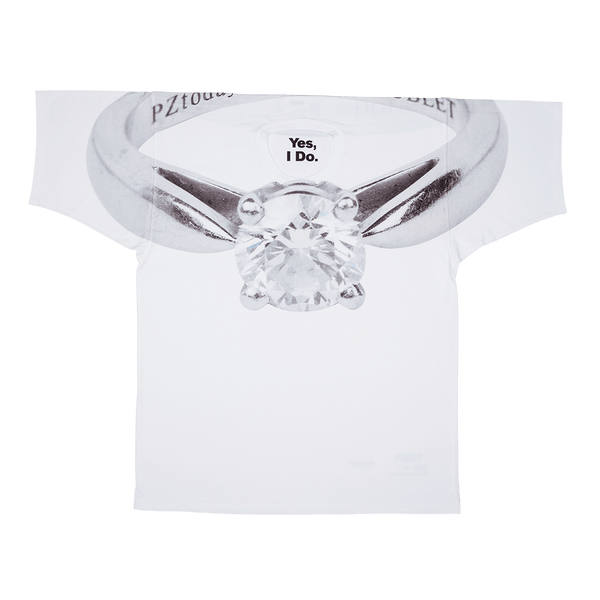 PZ Today - Compressed Diamond Ring T-shirt  - (White)