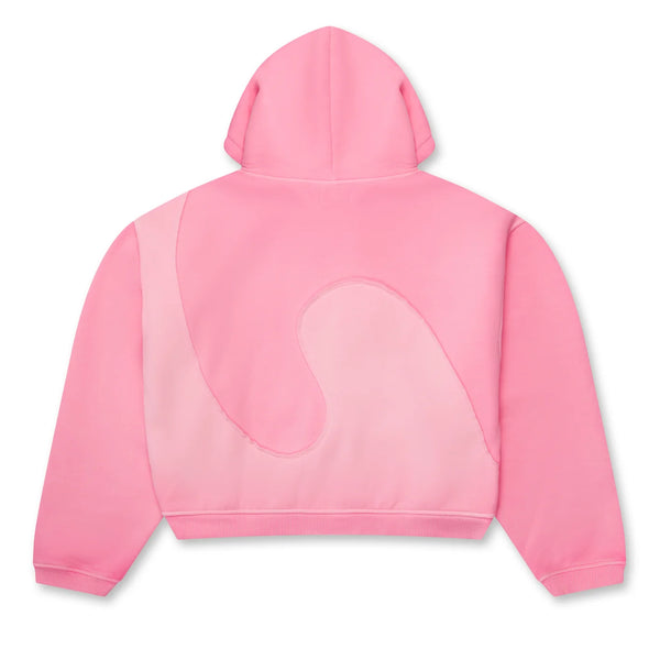 ERL_ERL - Swirl Fleece Hoodie Knit - (Light Pink)_SWEATSHIRTS