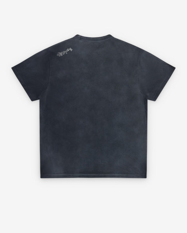 ERL_ERL - Men's Puke T-Shirt Knit - (Blue)_TEES