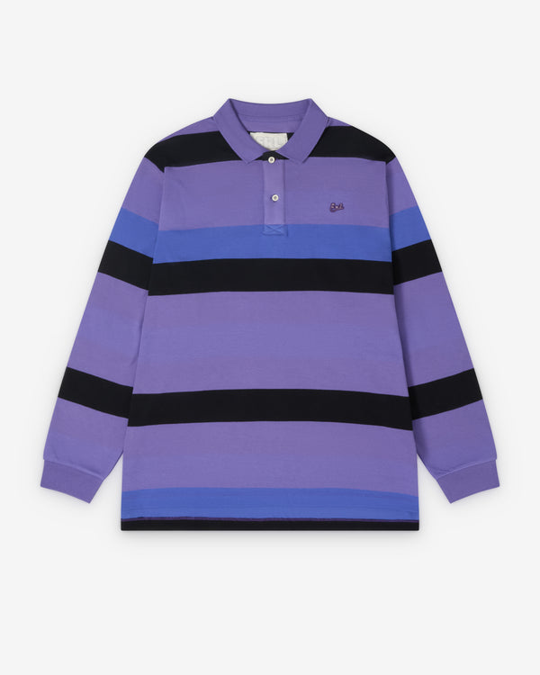 ERL - Men's Striped Rugby Longsleeve Knit - (Purple)