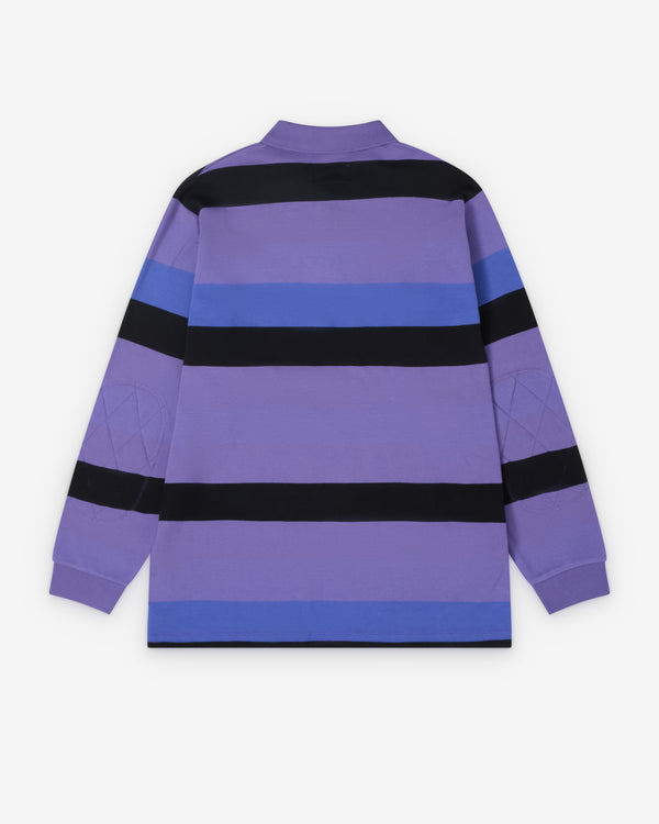 ERL - Men's Striped Rugby Longsleeve Knit - (Purple)