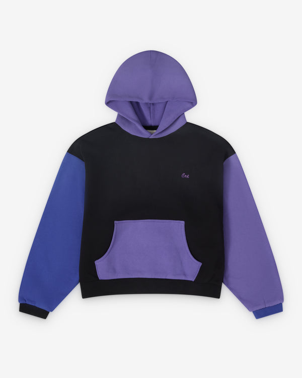 ERL - Men's Color Block Hoodie Knit - (Black)
