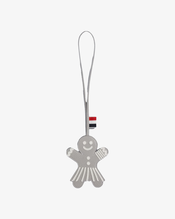 THOM BROWNE - Men's Mrs. Gingerbread Pebble Grain Charm - (Light Grey055)