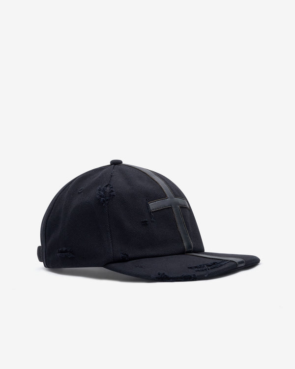 Matières Fécales - Unisex Symbol Leather Cap - (Black)