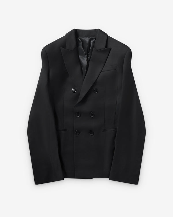 Matières Fécales - Men Charles Double-Breasted Jacket - (Black)