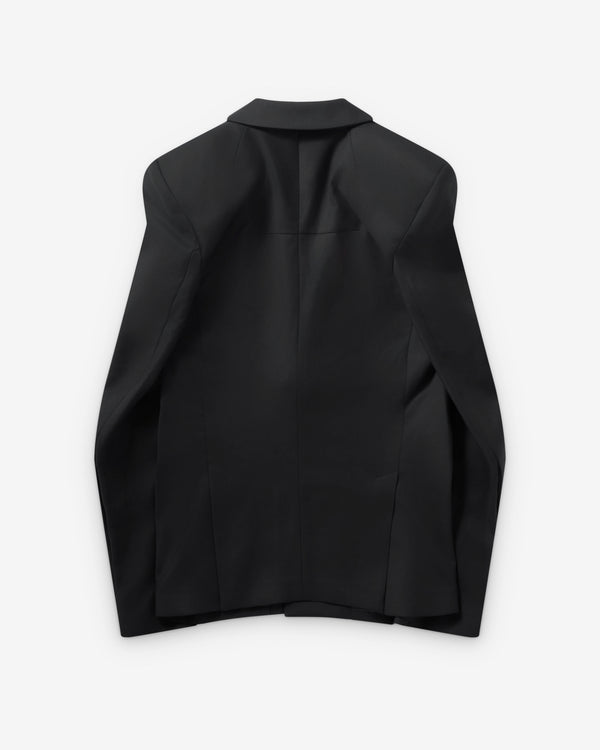 Matières Fécales - Men Charles Double-Breasted Jacket - (Black)
