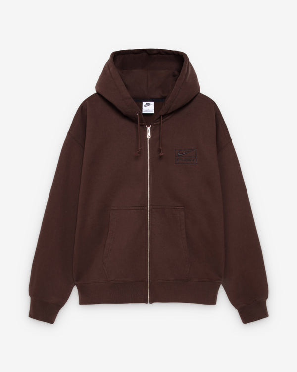 Stüssy - Nike Washed Fleece Hoodie - (Dark Cinder)
