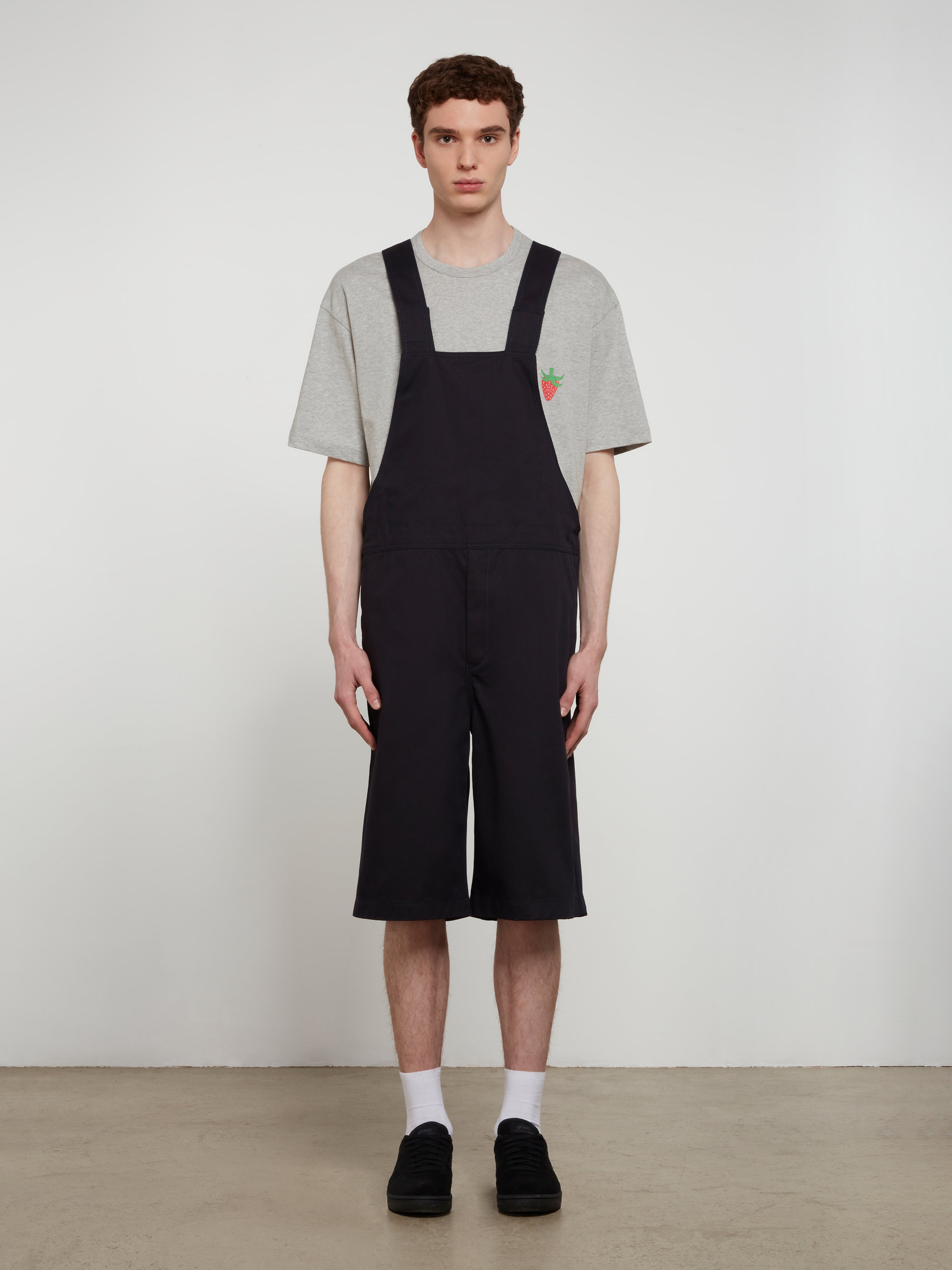 CDG SHIRT - Cotton Twill Overalls - (Black)