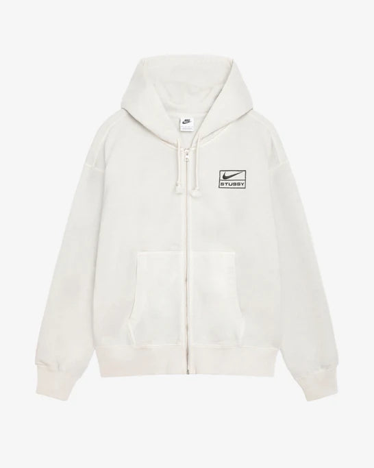 Stüssy - Nike Washed Fleece Hoodie - (Light Bone)
