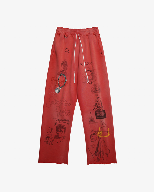 PALY - Men's Chelseay Hotel Sweatpant - (Red)
