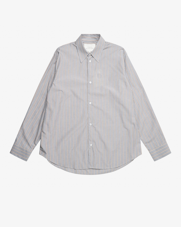 STUDIO NICHOLSON - Men's Boxy Oversized Shirt - (Natural)