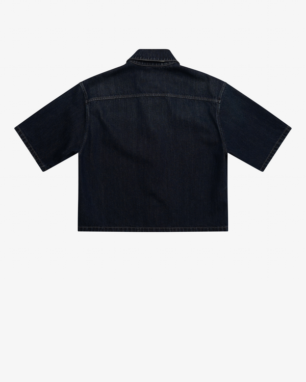 Prada - Women's Denim Washed Denim Tops - (Denim)