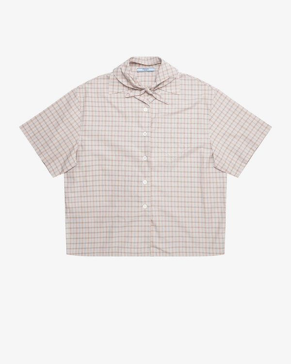 Prada - Women's Tela Madras Shirts - (Pink)
