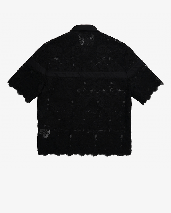 SIMONE ROCHA - Men's Panel Rugby Polo - (Black)