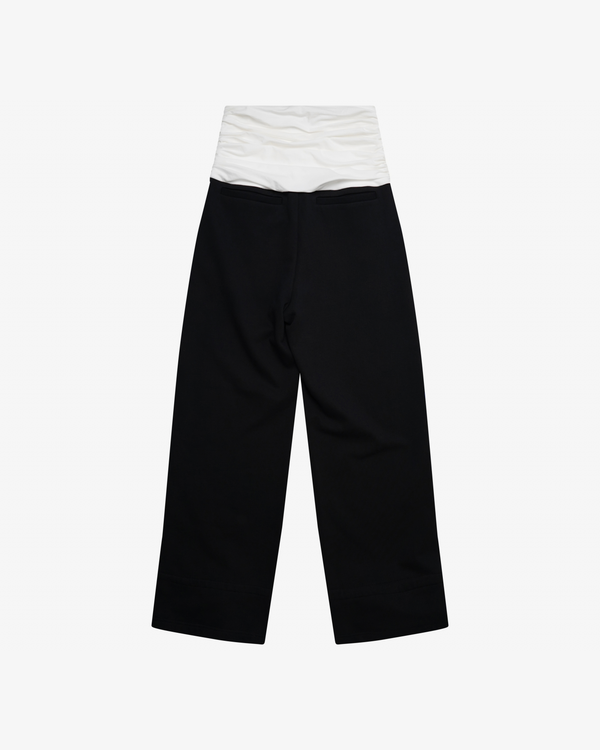 OSCAR OUYANG - Men's Cumberband Pleated Waist Jogger - (Black)