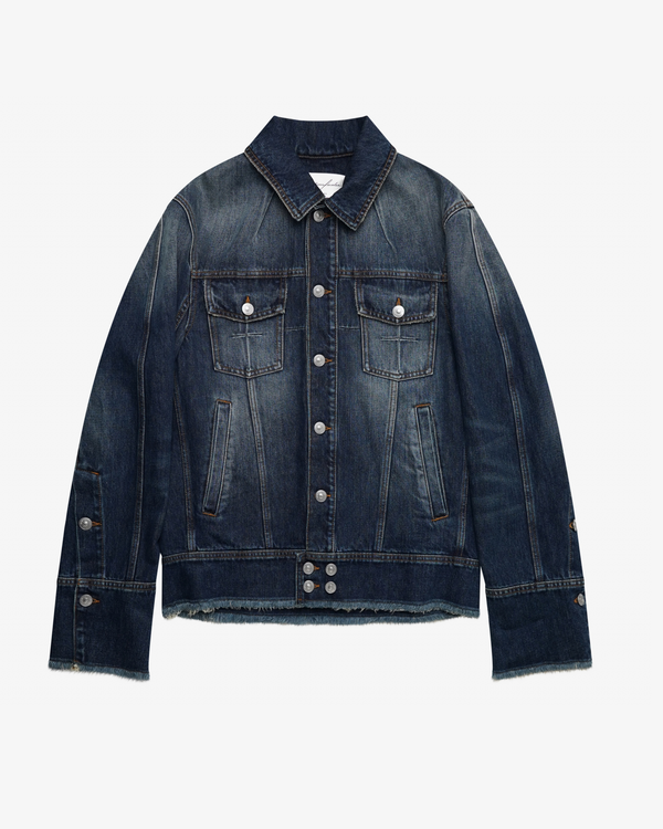 Matières Fécales - Men Pierre Denim Jacket Woven - (Blue)