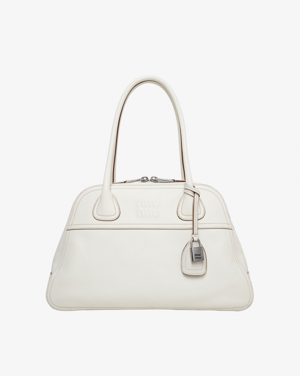 MIU MIU - Women's Vitello Antic Bag - (White)
