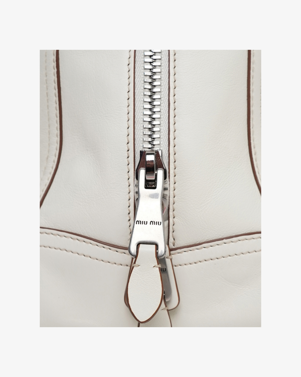 MIU MIU - Women's Vitello Antic Bag - (White)