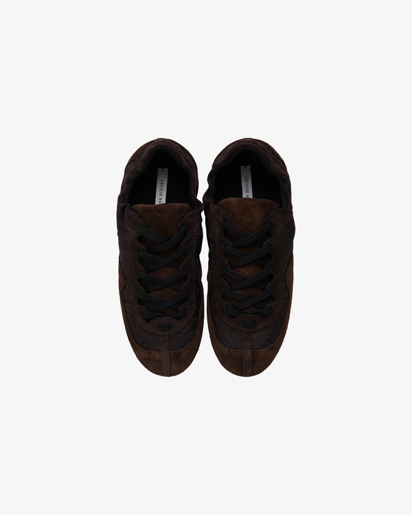 Cecilie Bahnsen - Women's Blaise Soft Sneakers Suede I Nylon - (Brown)