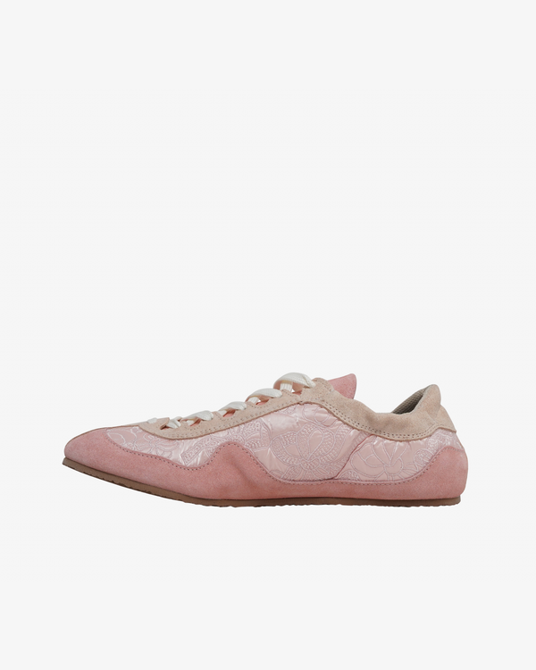 Cecilie Bahnsen - Women's Blaise Soft Sneakers Suede I Nylon - (Pink)