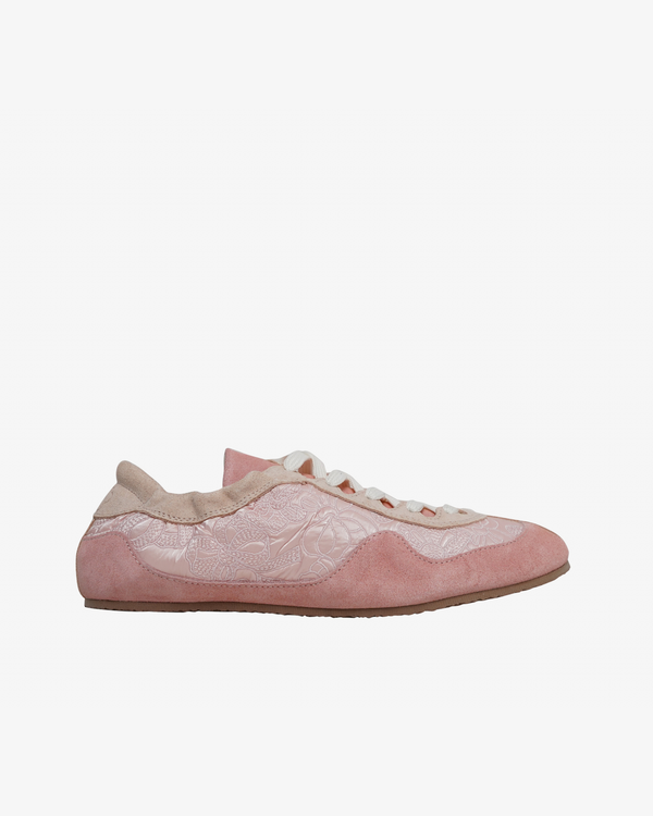 Cecilie Bahnsen - Women's Blaise Soft Sneakers Suede I Nylon - (Pink)