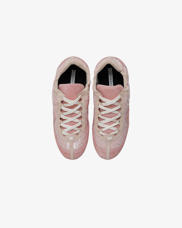Cecilie Bahnsen - Women's Blaise Soft Sneakers Suede I Nylon - (Pink)