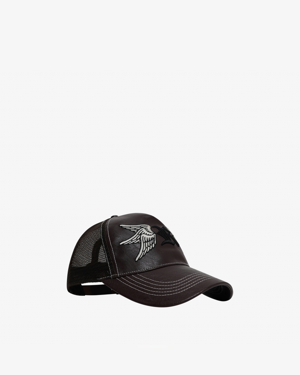 RASSVET - Men's Swallows Trucker Cap Woven - (Brown)