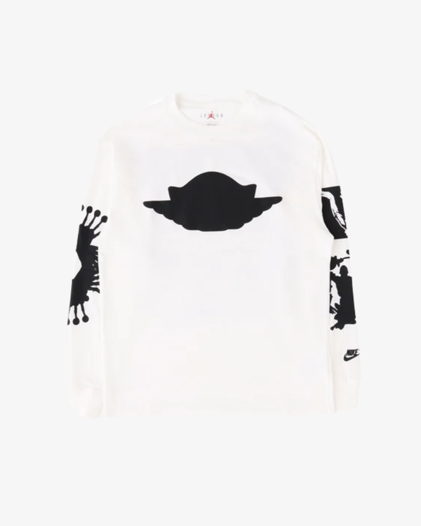 Nike - Men' Jordan Wings Long Sleeve OS Tee - (White)