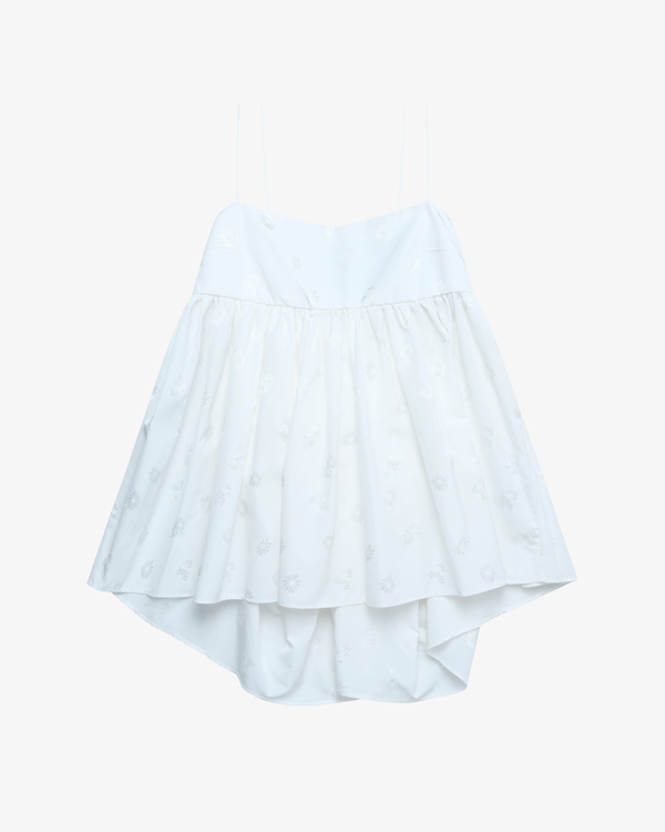 Cecilie Bahnsen - Women's Veronica Top Ditsy Bellis - (White)