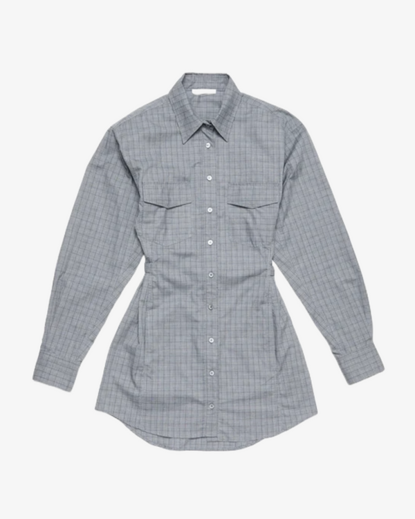 ACNE STUDIOS - Women's Dara Micro Check Co - (Light Grey Bq9)