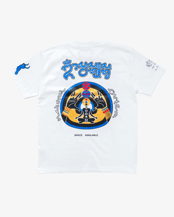 SPACE AVAILABLE_SPACE AVAILABLE - Men's Natural System Tee - (White)_TEES