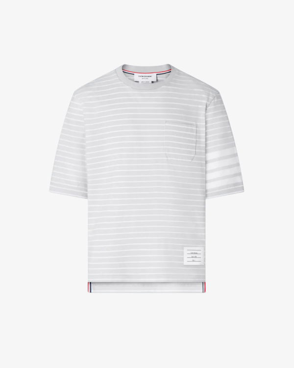 Thom Browne - Men's Short Sleeve Tee - (Light Grey)