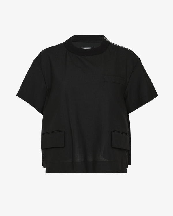 SACAI - Women's Suiting Pullover - (Black)