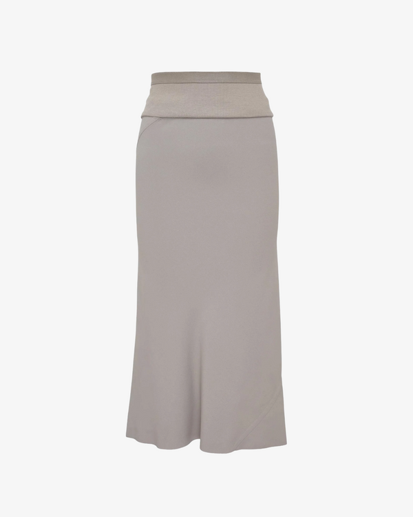 Rick Owens - Women's Knee Bias Skirt - (Off-White08)