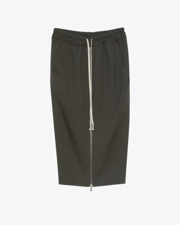 Rick Owens - Women's Zipped Short - (Dark Green25)