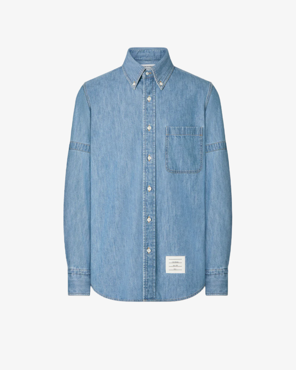 Thom Browne - Men's Straight Fit Long Sleeve Bd Shirt - (Light Blue)