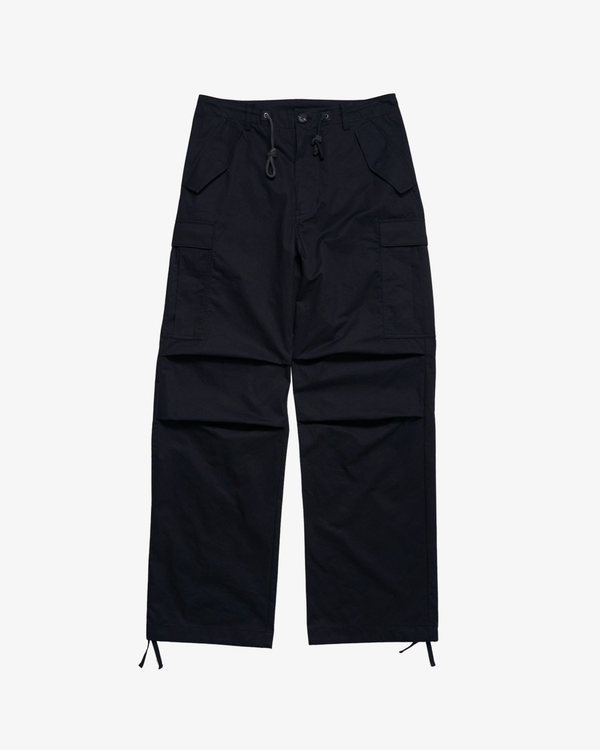 Jiyongkim - Men's Sun-Bleached Multi Pocket Pants - (Black)