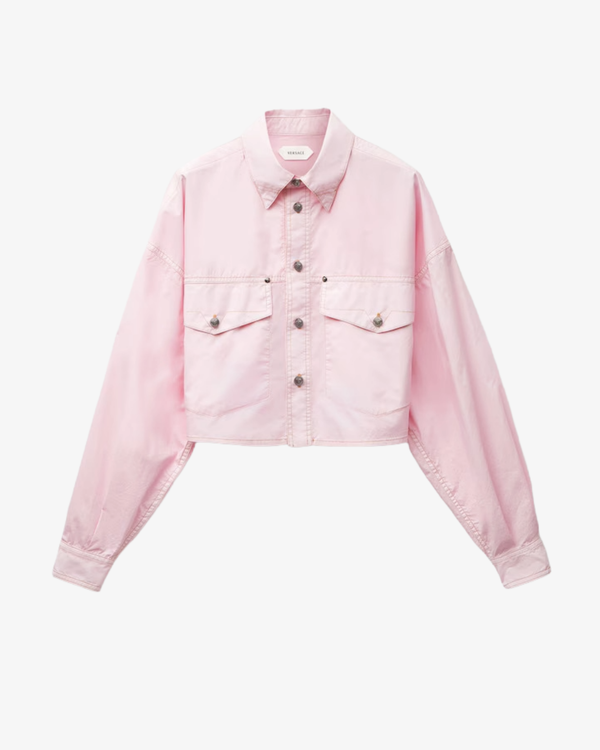 VERSACE - Women's Informal Shirt Popline Light Weight - (Pink)