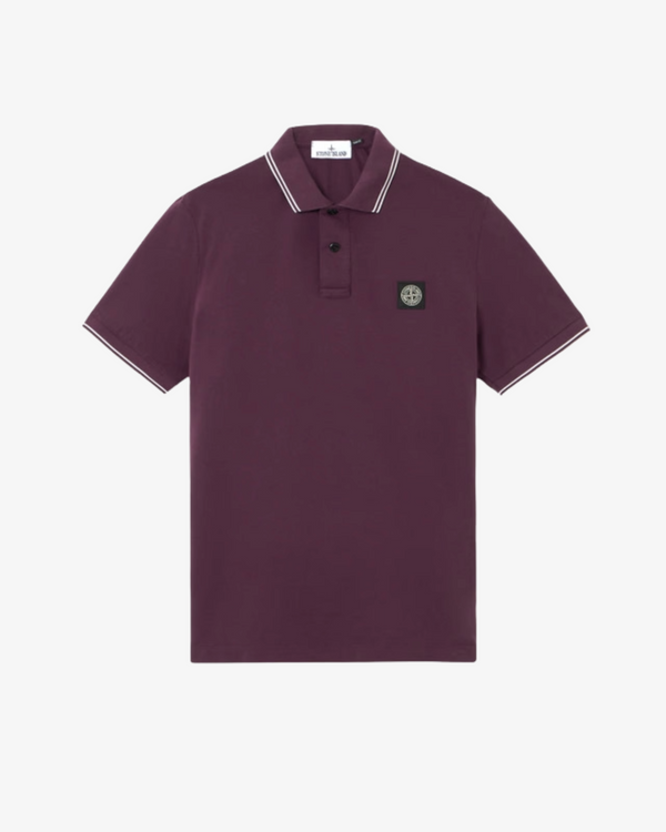 Stone Island - Men's Ss Polo - (Dark Pink V0017)